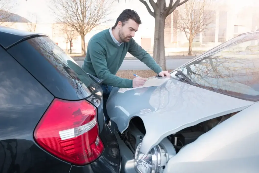 Road Traffic Accident Obtaining Details of The Other Driver